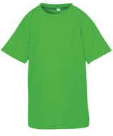 Junior performance aircool tee — Flo Green