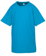 Junior performance aircool tee — Ocean Blue