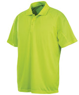 Performance Aircool polo shirt — Flo Yellow