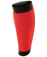 Spiro compression calf guards — Red/Black