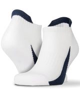 3-pack sports sneaker socks — White/Navy