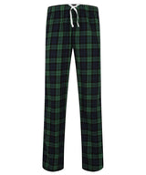 Tartan lounge pants — Navy/Green Check