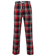 Tartan lounge pants — Red/Navy Check
