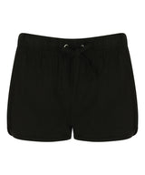 Women's retro shorts — Black/Black