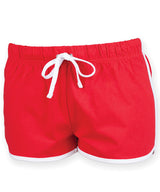 Women's retro shorts — Red/White