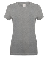 Feel good women's stretch t-shirt — Heather Grey