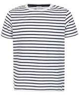 Kids striped T — White/Oxford Navy