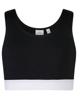 Kids fashion crop top — Black/White