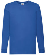 Kids long sleeve valueweight T — Royal