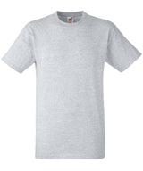 Heavy cotton T — Heather Grey
