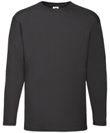 Valueweight long sleeve T — Black*