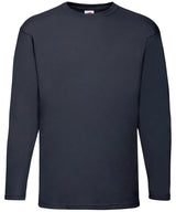 Valueweight long sleeve T — Deep Navy