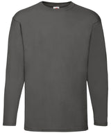 Valueweight long sleeve T — Light Graphite