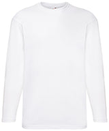 Valueweight long sleeve T — White*