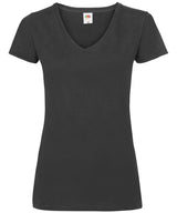 Women's valueweight v-neck T — Black