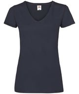 Women's valueweight v-neck T — Deep Navy