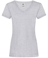 Women's valueweight v-neck T — Heather Grey