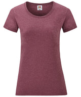 Women's valueweight T — Heather Burgundy