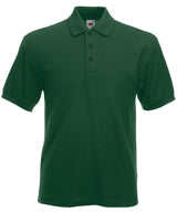 Heavyweight 65/35 polo — Bottle Green