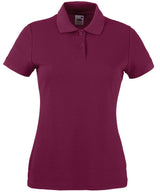Women's 65/35 polo — Burgundy