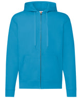 Classic 80/20 hooded sweatshirt jacket — Azure Blue