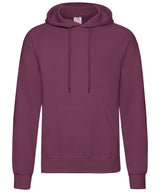 Classic 80/20 hooded sweatshirt — Burgundy*