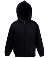 Kids classic hooded sweatshirt jacket — Black