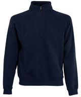 Classic 80/20 zip neck sweatshirt — Deep Navy*