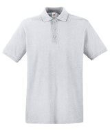 Premium polo — Heather Grey