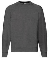 Classic 80/20 raglan sweatshirt — Dark Heather Grey