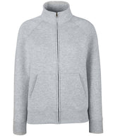 Women's premium 70/30 sweatshirt jacket — Heather Grey