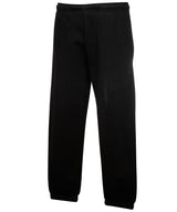 Kids classic elasticated cuff jog pants — Black