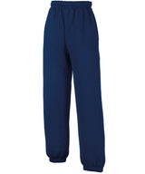 Kids classic elasticated cuff jog pants — Navy