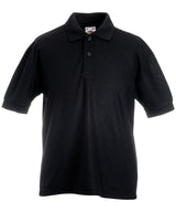 Kids 65/35 piqué polo — Black