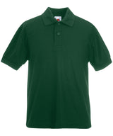 Kids 65/35 piqué polo — Bottle Green