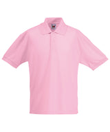 Kids 65/35 piqué polo — Light Pink