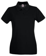 Women's premium polo — Black
