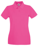 Women's premium polo — Fuchsia