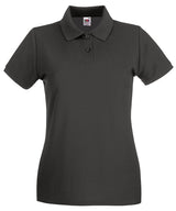 Women's premium polo — Light Graphite