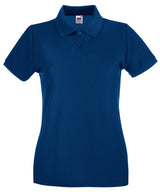 Women's premium polo — Navy