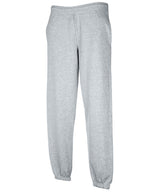 Premium 70/30 elasticated sweatpants — Heather Grey