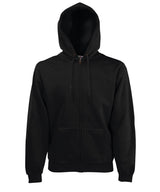 Premium 70/30 hooded sweatshirt jacket — Black*