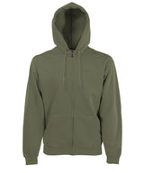 Premium 70/30 hooded sweatshirt jacket — Classic Olive