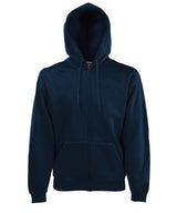Premium 70/30 hooded sweatshirt jacket — Deep Navy*