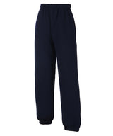 Kids premium elasticated cuff jog pants — Deep Navy