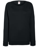 Women's lightweight raglan sweatshirt — Black