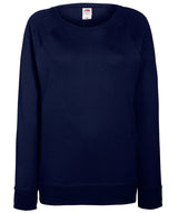 Women's lightweight raglan sweatshirt — Deep Navy