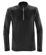 Pulse fleece pullover — Black/Carbon