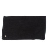 Luxury range golf towel — Black