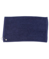 Luxury range golf towel — Navy